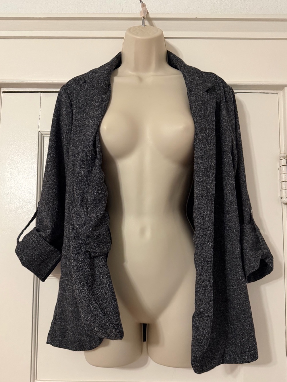 Forever 21 Grey Knit Casual Blazer